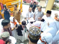 Camat  Mandau Sambut Jamaah Haji 2019