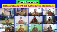 Lewat Vidio Singkat Plh Bupati Bengkalis Dan 11 Camat  Kompak Mengimbau Masyarakat Patuhi PSBB.