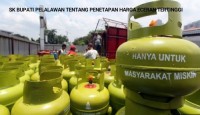 Warga Pelalawan Ngeluh, Gas Elpiji Bersubsidi Di warung mencapai 35.000