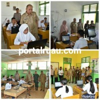 Peninjauan Ujian Nesional Komputer UNBK SMP MTS.