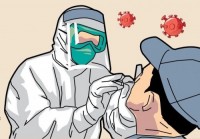 Jajaran Sekretariat DPRD Kampar Lakukan Test Swab, Sebelumnya 1Staf Dinyatakan Positif