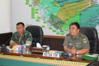 Kasiter Korem 031/Wirabima Terima Kunjungan Tim Pusterad