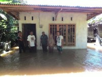 Sungai Kampar Meluap, Ribuan Rumah Di Kecamatan Kampar Utara terendam banjir