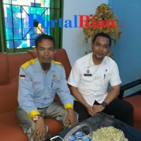 Pimpinan Redaksi Di Sambut Baik oleh Kadis Diskomifotik Serge