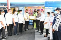 Monitoring pos pengamanan operasi ketupat Toba 2020