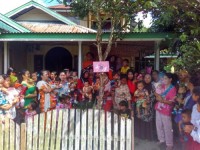 Masyarakat Desa Belantaraya, Inhil Atusias Ikuti PIN