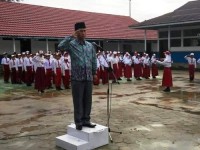 Legislatif Inhil Sosialisasikan Bahaya Ngelem di SDN 1 Kempas Jaya