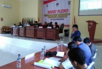 KPUD Kampar Pleno Hasil Verifikasi Dukungan Perbaikan 