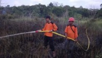 Lahan Konsesi Milik PT BDB di Bonaidarussalam Terbakar