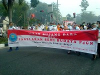 alan Sehat Pagelaran Seni Budaya P4GN di CFD diponegoro