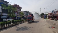 Minimalisir Penyebaran Covid-19 Gerakan Preventif Masif dan Serentak Semprotkan Disinfektan di Wilay
