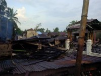 Termasuk Rumah Kabag Kesra Rohil, 3 Rumah di Bagansiapiapi Terbakar