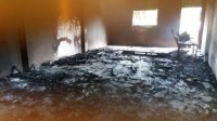 Kafe Remang-Remang di Dusun Lintam-Ujungbatu Dilalap Sijago Merah 