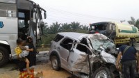 3 Meninggal Dunia Dan 2 Luka Berat,Laka Maut Di Jalan Lintas Pekanbaru- Duri