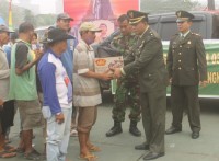 Kodim 0302 Inhu Gelar Kegiatan Sosial Peringati HUT TNI ke 70