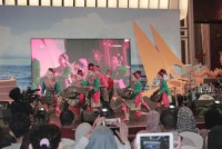 Tarian 'Keranjang Ikan' Asal Rohil Pukau Pengunjung Riau Expo