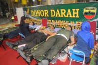 Denpom I-3 Pekanbaru Gelar Donor Darah