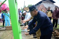 Wakil Walikota Resmikan Sumber Air Bersih Sawo Mati