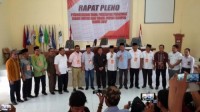 KPUD Kampar Tetapkan 5 Paslon 