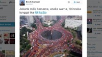 Parade Bhineka Sepi Peserta, Pendukung Ahok Gunakan Foto Kampanye PDIP 1999 untuk Kelabui