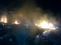 Kebakaran di Inhil, 6 Rumah Ludes