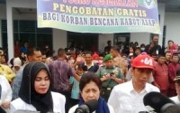 Jokowi Datang, Massa Gerakan Rakyat Kampar Mencoba Terobos Brigade Pengamanan Presiden
