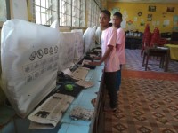 SMPN2 Bilahulu siapkan alat UNBK