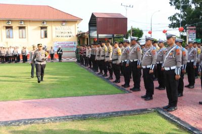 Apel Pasukan OPS Toba 2025 Dihadiri Forkopimda Labuhanbatu