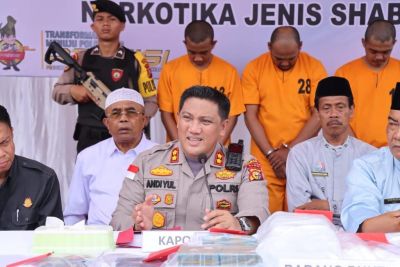 BRAVO! Narkoba Jaringan Internasional Berhasil Ditangkap Polres Meranti