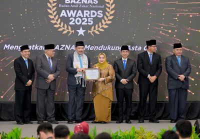 Bupati Bengkalis Kasmarni Raih BAZNAS Award 2025 Kedua Kalinya, Bukti Komitmen Pengelolaan Zakat