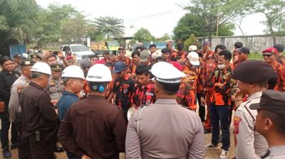 Disurati Empat KaliTidak Digubris, Dua Perusahaan Digeruduk Pemuda Pancasila