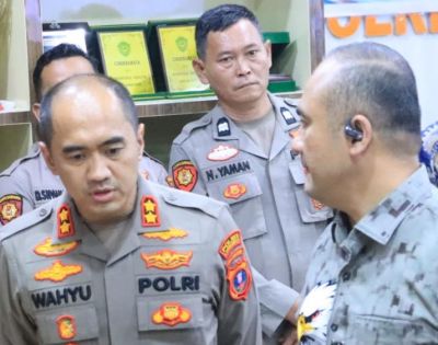 Divpropam Mabes Polri Lakukan Pemeriksaan Senjata Api di Polres Labuhanbatu.