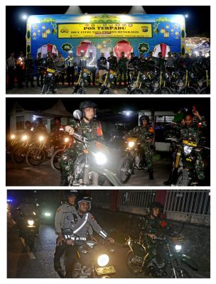 Jamin Kondusifitas Wilayah jelang Idul Fitri 1446 H, Dandim Bengkalis Pimpin Patroli di Duri