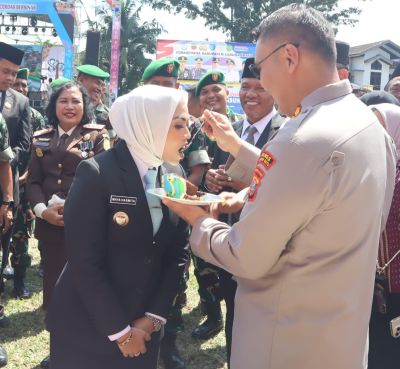 Kapolres Labuhanbatu Hadiri Syukuran Hari Jadi Pemerintah Kabupaten Labuhanbatu ke-80 Tahun 2025