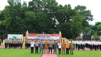 Kapolres Labuhanbatu Pimpin Apel OPS Toba 2024