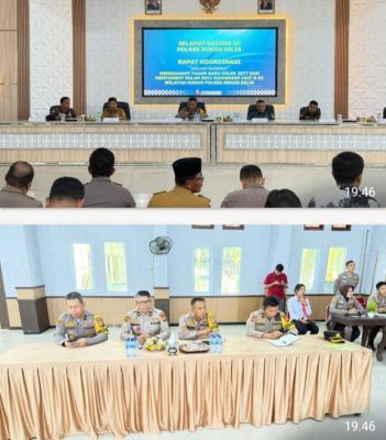 Kapolres Rohil Inisiasi Rakor Harkamtibmas Jelang Imlek 2577 dan Ramadhan 1447 H