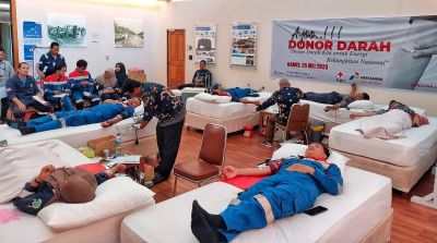 PHR Perduli Kemanusiaan 83 Kantong Darah dari Pekerja untuk Masyarakat Dumai