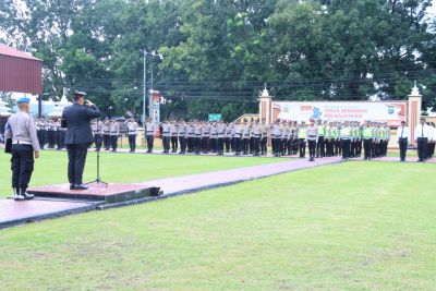 Polres Labuhanbatu Gelar Upacara Peringatan Hari Pahlawan Nasional ke-80 Tahun 2025
