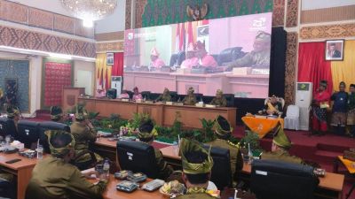 RAPAT PARIPURNA ISTIMEWA MEMPERINGATI HARI JADI KABUPATEN PELALAWAN KE 23
