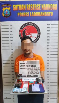 Satres Narkoba Polres Labuhanbatu Ungkap Kasus Peredaran Pil Ekstasi, Ini Pelakunya.