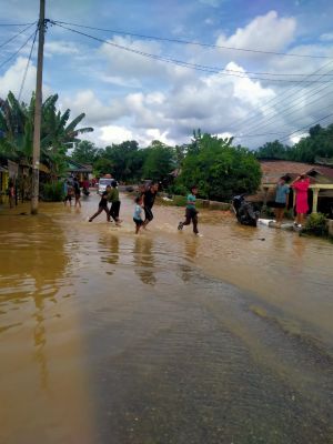 Sungai Bilah Meluap, Dua Kecamatan Terdampak Banjir