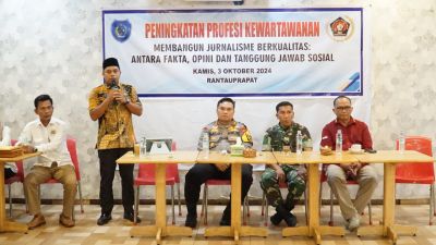 Tingkatkan Profesi Kewartawanan PWI Labuhanbatu Dihadiri Pimpinan Forkopimda